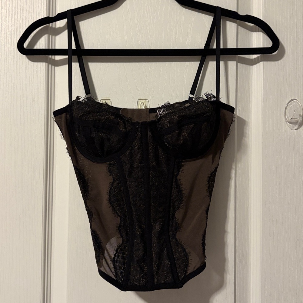 Out From Under Black Corset